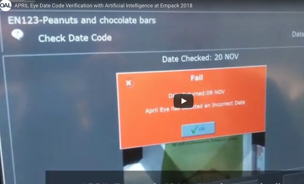 confectionprod's tweet image. OAL group delivers what is believed to be a world first in artificial intelligence applied to datecodes for food products including confectionery ranges @OALgroup #artificialintelligence #confectionery #datecoding #foodsafety #confectioneryproduction....bit.ly/2RMrA6F