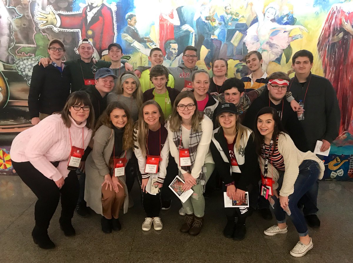 DHSTheatreDept's tweet photo. Many of our members of ITS Troupe #5087 attended Thes Con 2019! They ALL represented our troupe very well this week! Very proud of them! https://t.co/Vs1yyOPLNk