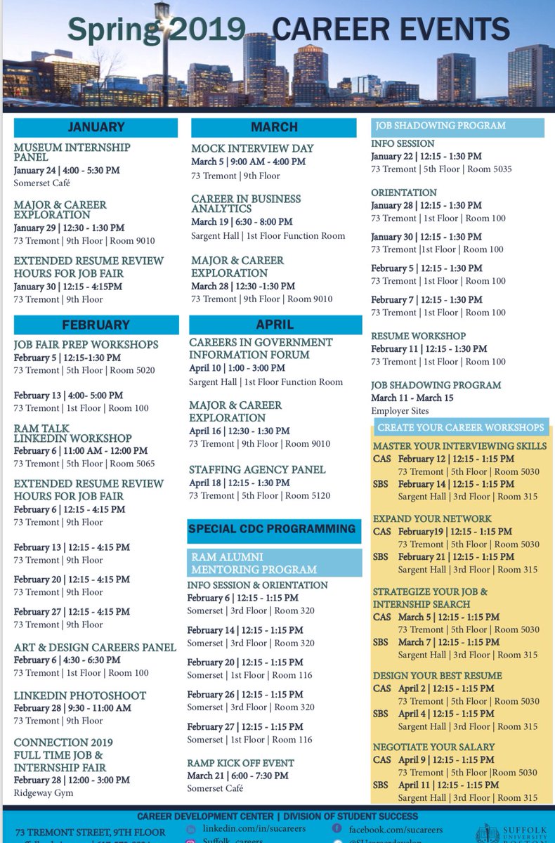 New Spring Events!