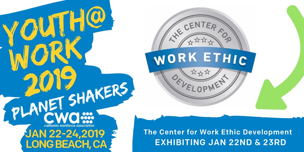 CWA (@caworkforce) on Twitter photo Thank you to #YW2019 Conference Exhibitor: The Center for Work Ethic Development <a href="/WorkEthicCenter/">The Center for Work Ethic Development</a> the nation’s only institution that uses #workethic to deliver organizational profit and individual success. Thank you to #YW2019 Conference Exhibitor: The Center for Work Ethic Development <a href="/WorkEthicCenter/">The Center for Work Ethic Development</a> the nation’s only institution that uses #workethic to deliver organizational profit and individual success.