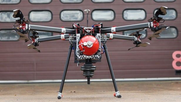 Hydrogen fuel cell-powered drone flys for over an hour with 5kg payload. buff.ly/2QGJRhd