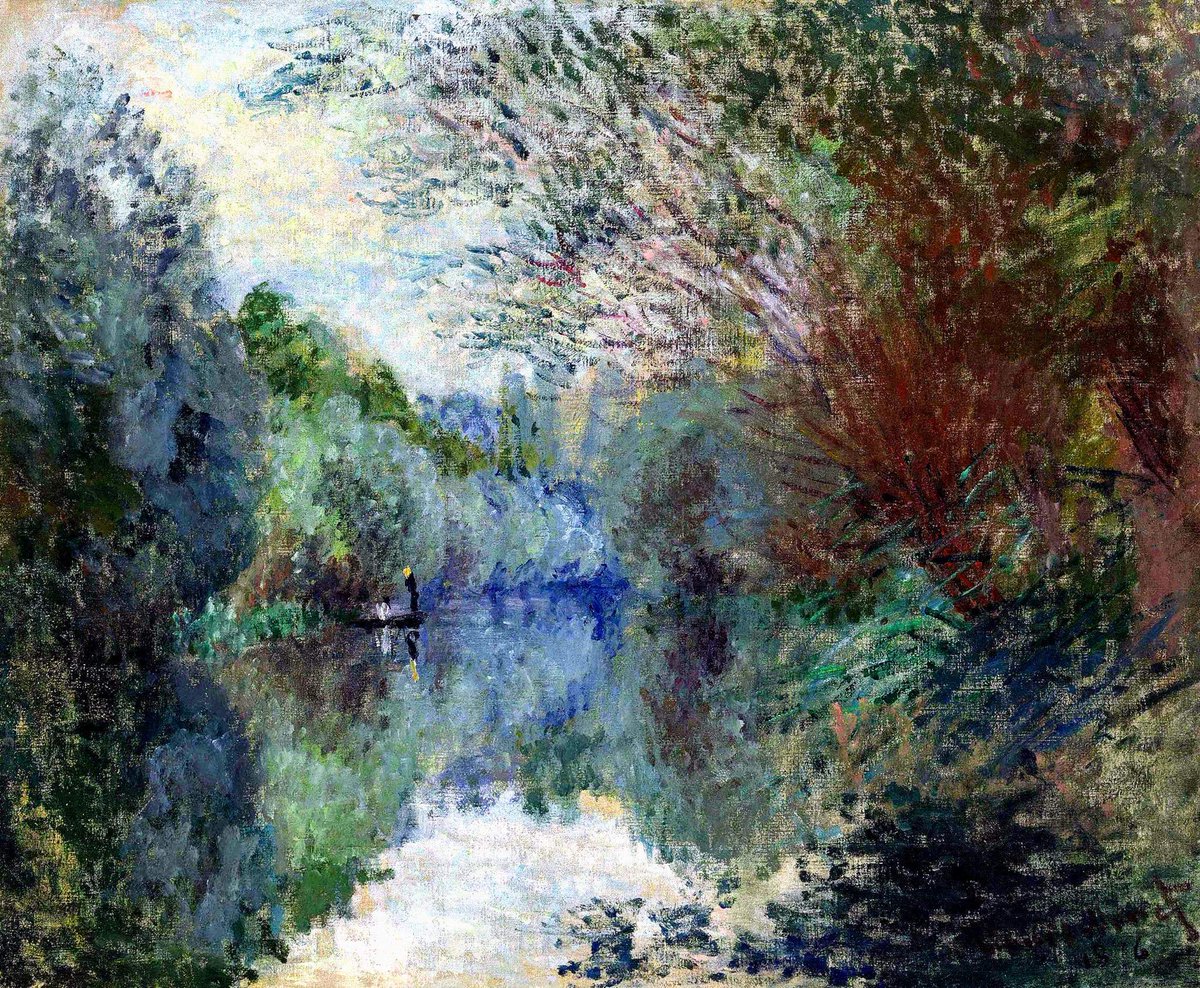 Monet Saules au bord de l’Yerres, 1876