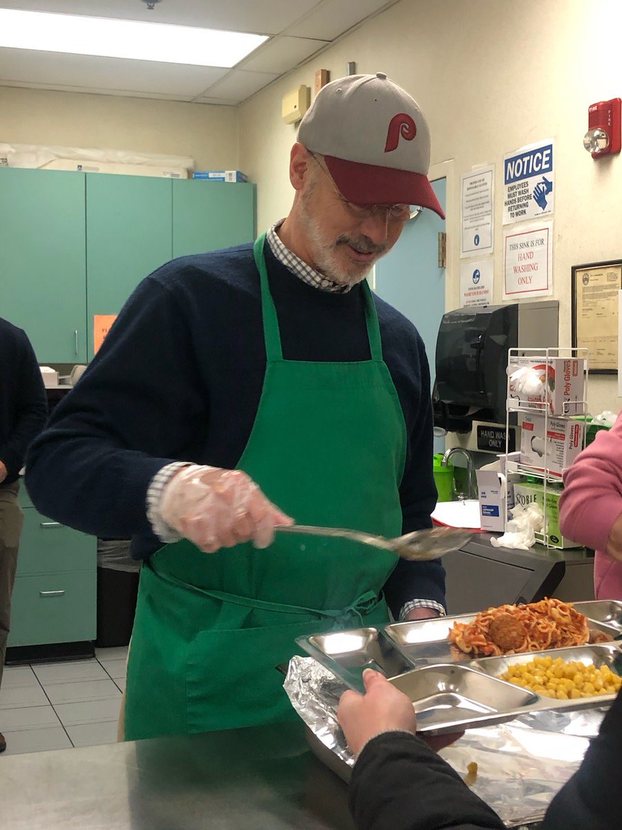 Governor Wolf is serving up meals at Downtown Daily Bread #InaugurationPA