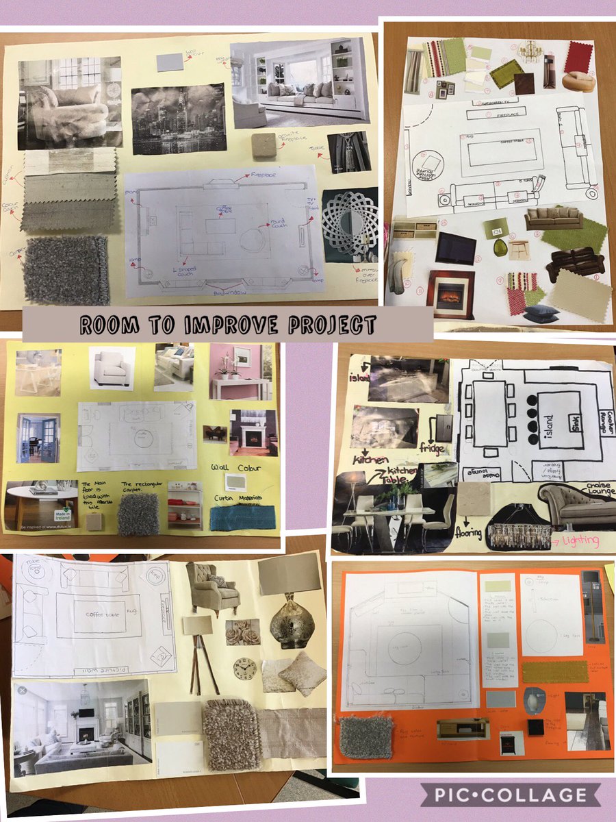 derv141's tweet image. 2nd years were very creative designing and presenting their room plans today💕 #homeeconomics #sampleboard #creativity #floorplans