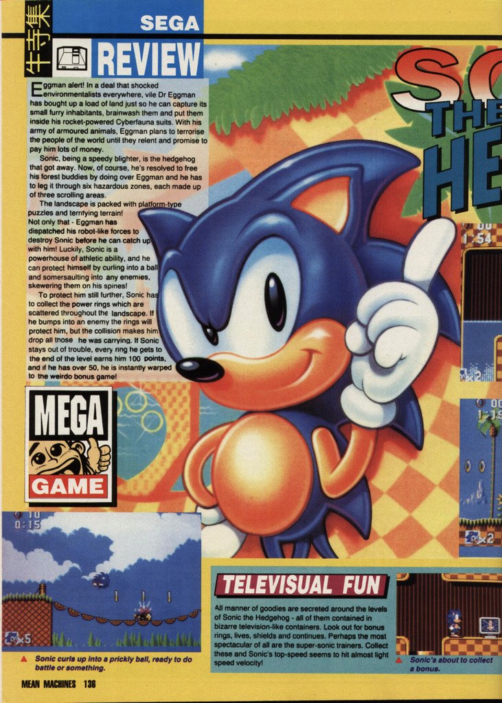 Sonic the Hedgehog (1991) Review