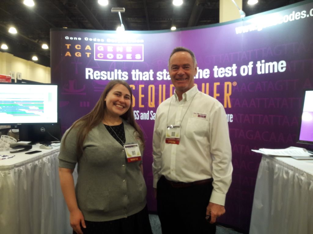 GeneCodesCorp's tweet photo. Only two days left to visit the #GeneCodes team at #PAG #Booth131! Be sure to stop by today or tomorrow to find out what's new with #Sequencher! #PAG2019 #PAGXXVII https://t.co/tEDFemVJTm