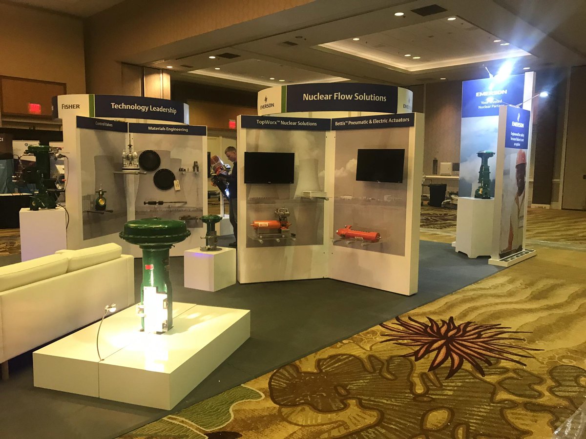 EMR_Automation's tweet photo. Visit the #Emerson booth at #AOVMOV 2019 in Desert Springs. Find out why for more than 40 years, Emerson has been serving the nuclear industry. Meet our #NuclearExperts today. https://t.co/X0DR9F9Uf6
