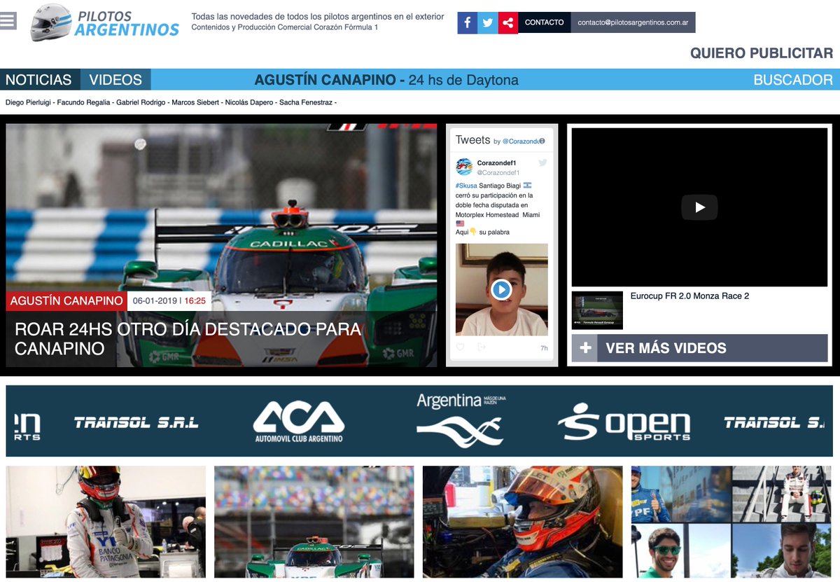 juncoshollinger's tweet photo. 📰 ¡Gracias también a @Corazondef1 por la cobertura #Roar24 #Rolex24! 

➕ https://t.co/wuSEBQx5z8 

#GoGreen 💪🏼 https://t.co/rWrPiA5D8L