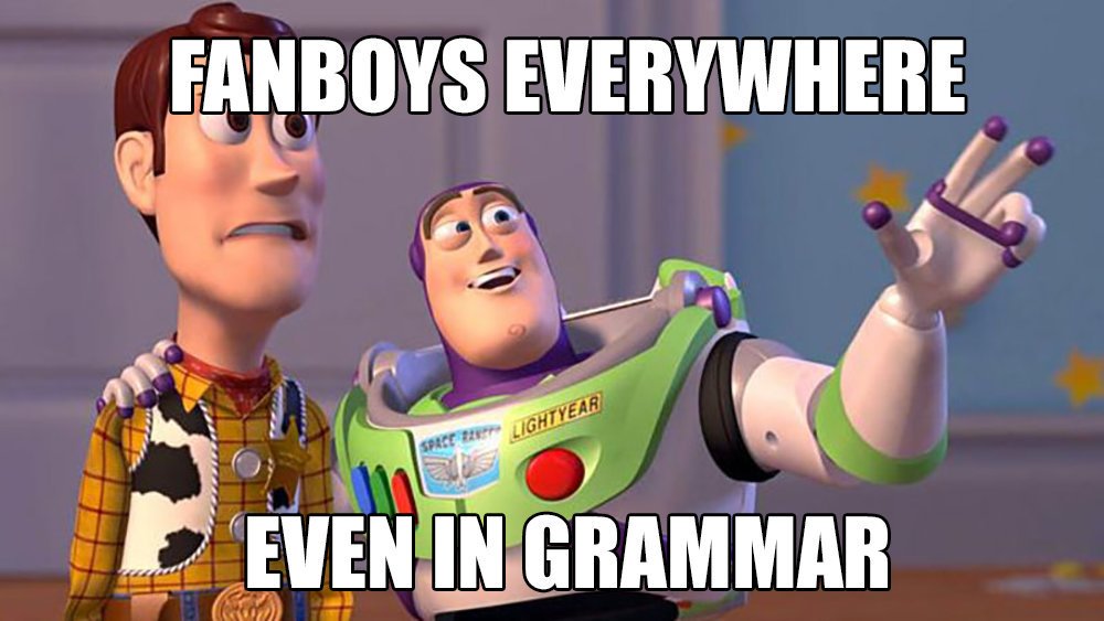 The YUNiversity on X: Do you know the “Grammar FANBOYS”? For And