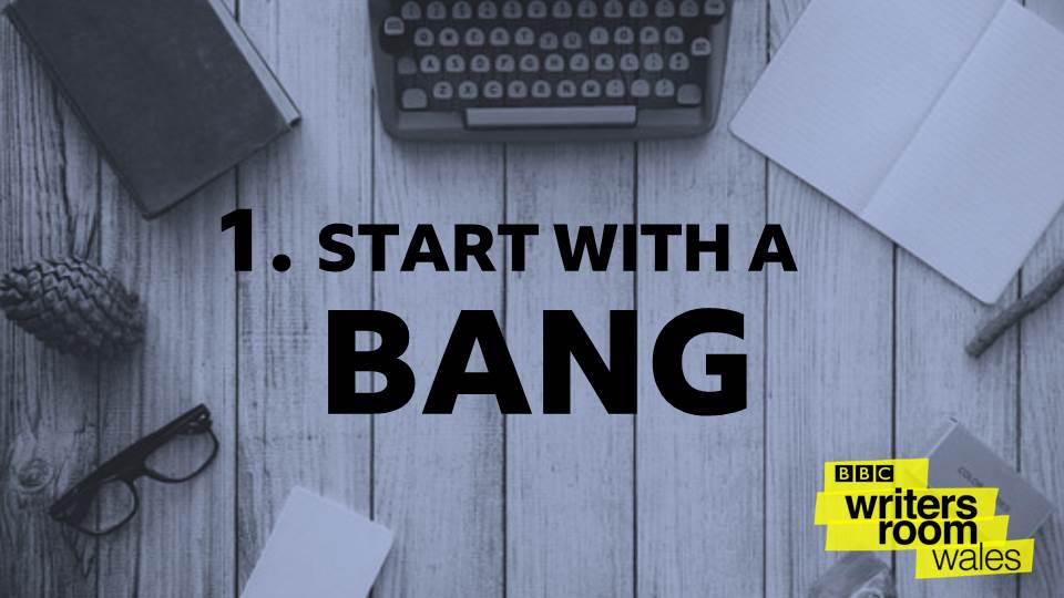 bbcwritersroom's tweet image. 10 Top Tips for writing for Audio.

Most listeners of radio drama switch off in the first 3 minutes.

Don’t bother with exposition or set up.  Kick off in action. Hook your listener with intrigue. bbc.in/2Sayi30 #WWIR @BBCWales @NTWtweets