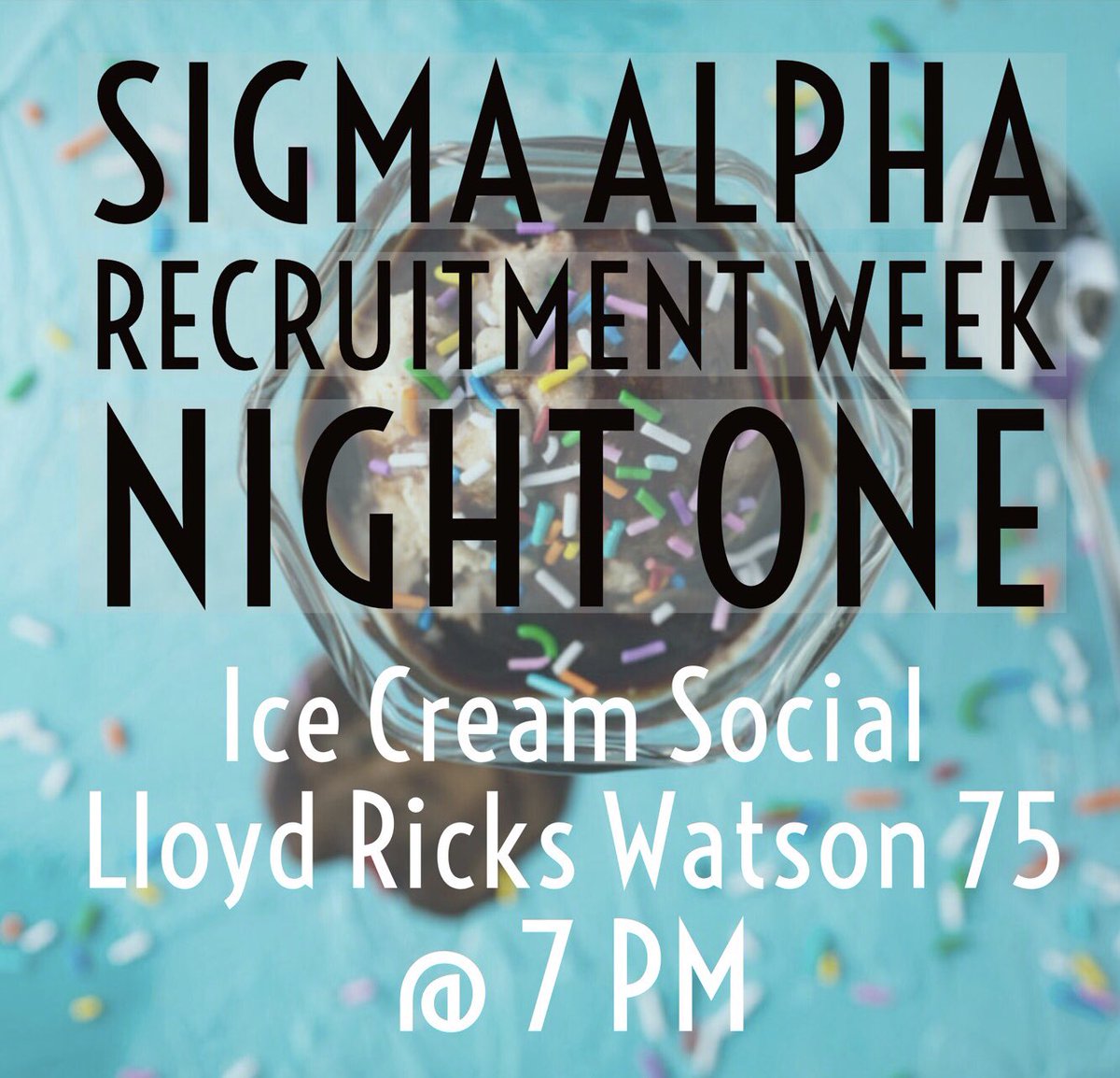 Tonight is the beginning of our spring recruitment! We will meet at Lloyd Ricks Watson in room 75 at 7PM tonight. Please don’t forget to bring your application sheet and application fee. We can’t wait to see y’all there! #sigmaalpha #recruitment #msstate