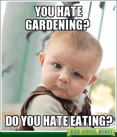 DOSLandscape's tweet image. That's why we love gardening. 
#Garden #Memes