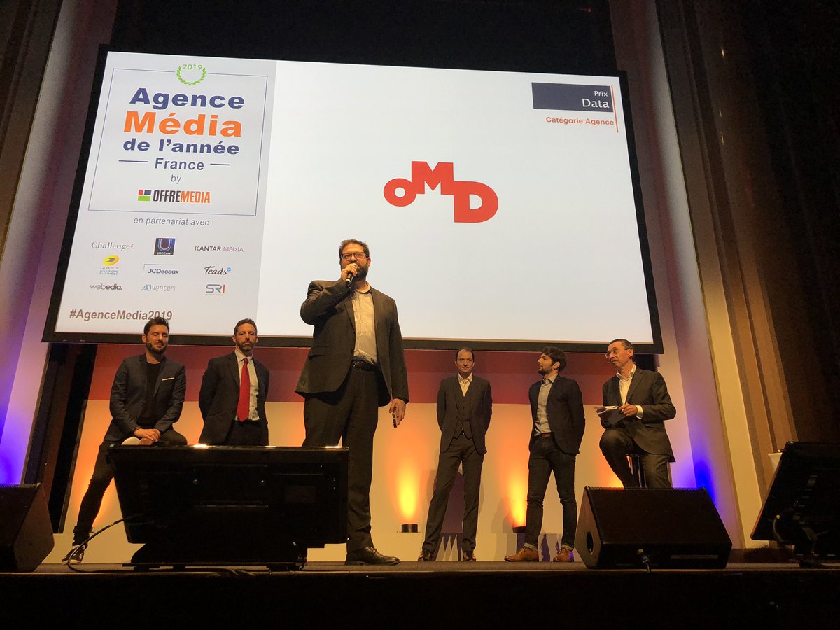 Prix data catégorie agence #agencemedia2019 <a href="/OMD_France/">OMD France</a> <a href="/fernidacosta/">Fernando Da Costa</a>