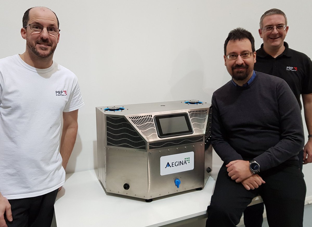 PRP_Opto's tweet photo. Congratulations  to the Engineering team at PRP the Aegina water purification unit on it's way to Dusseldorf boat show. https://t.co/iBiEe4BlWb
