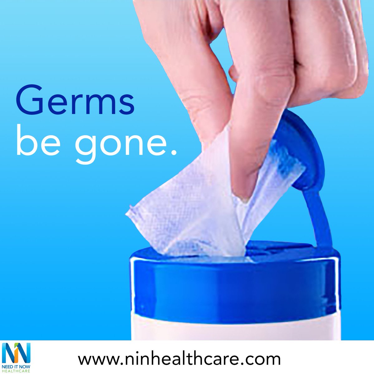 Restock your disinfectant wipes on NiN Healthcare!