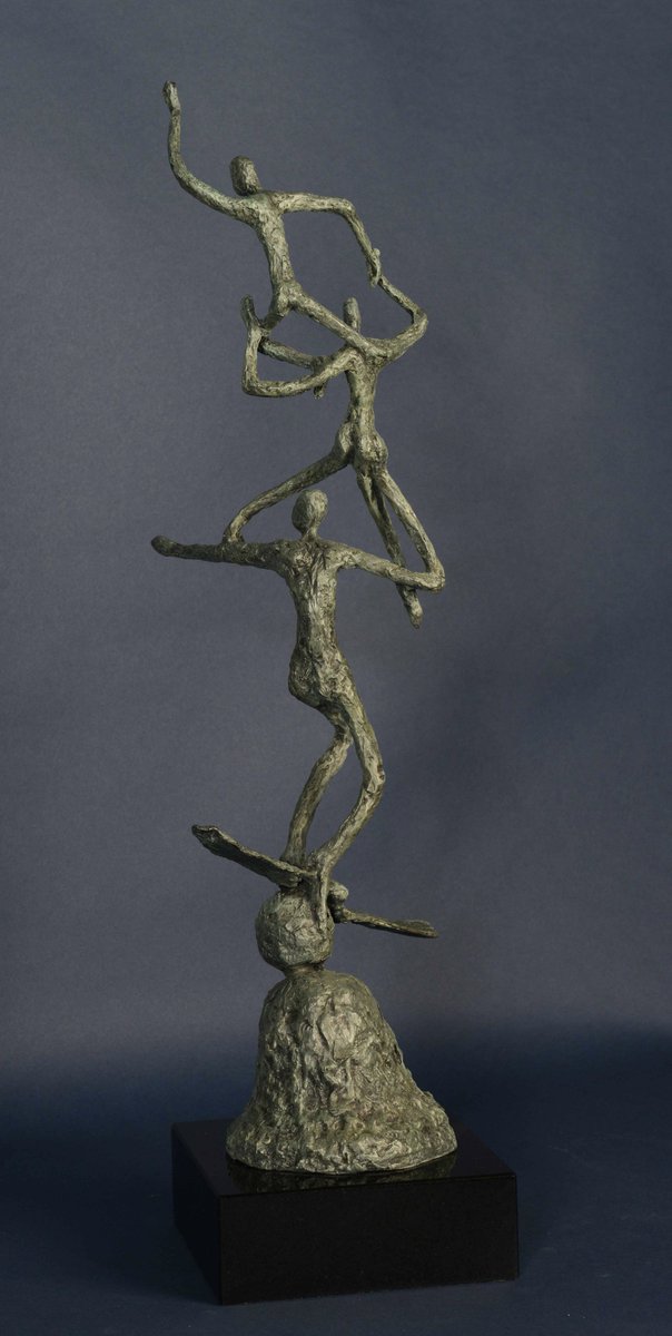 A Fine Balance - well that is just it! #Bronze #sculpture #sculptor