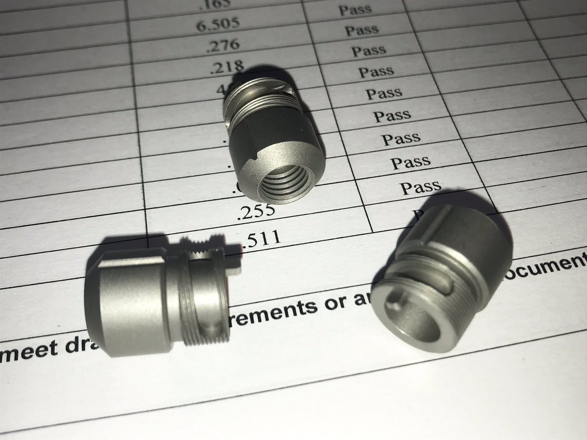 HunterMfgSvcs's tweet image. Latest Medical device components off of our Doosan Multi Axis Mill-Turn #doosanmachinetools #madeinusa #medicaldevicemanufacturing