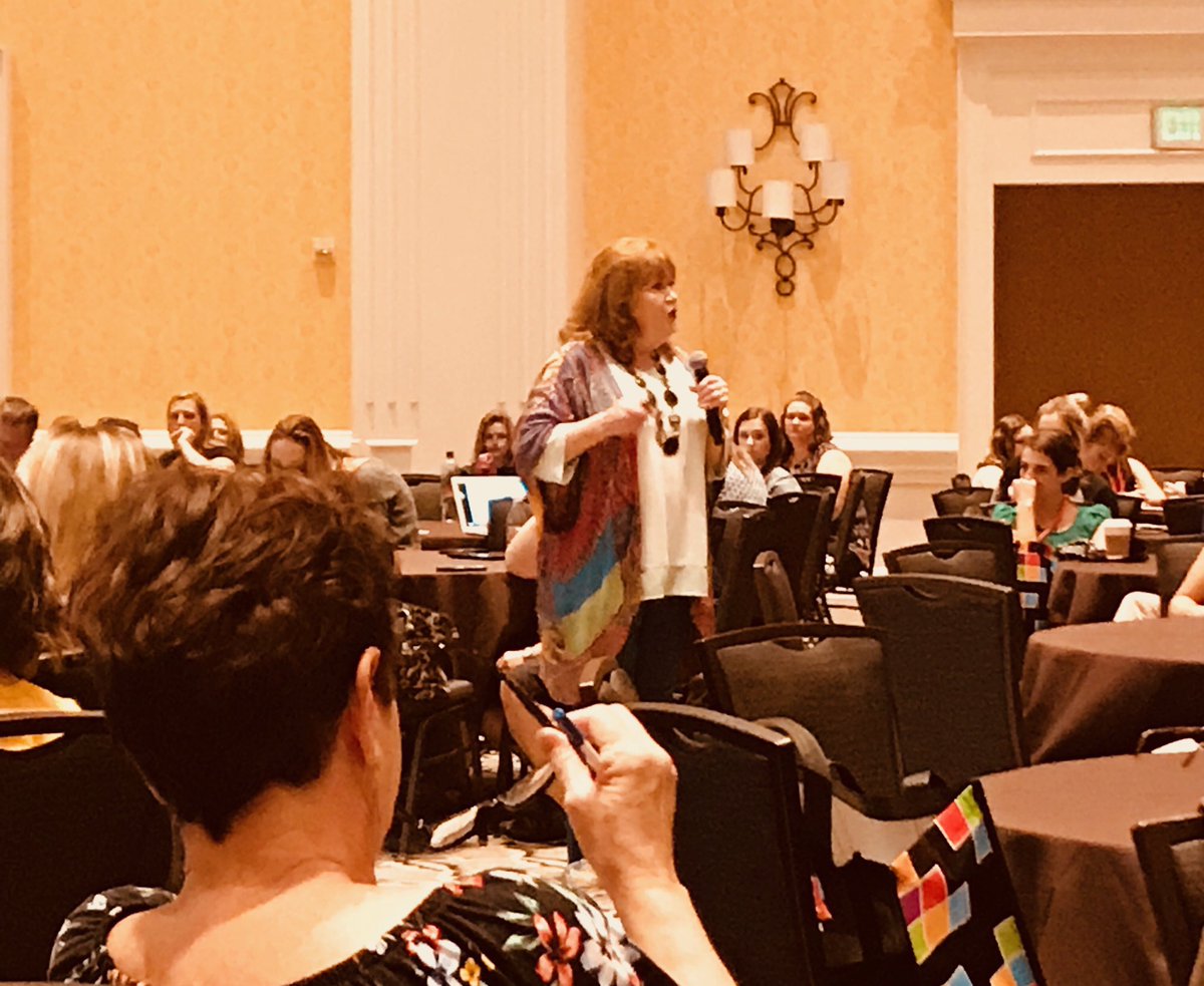 JulieHStern's tweet image. “If you’re that pessimistic you shouldn’t be teaching.” PREACH @DrDebbieSilver #AMLE2018