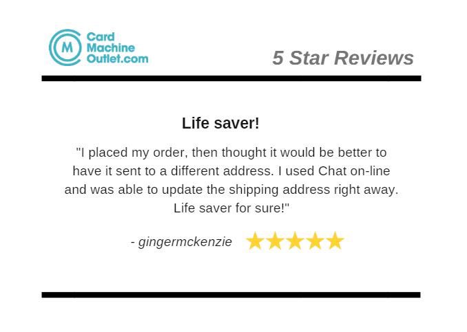 CardMachineDAL's tweet image. Thank you GingerMcKenzie for the excellent 5 star review! We do everything we can as a business to ensure our customers’ satisfaction. We even save lives!⭐️⭐️⭐️⭐️⭐️