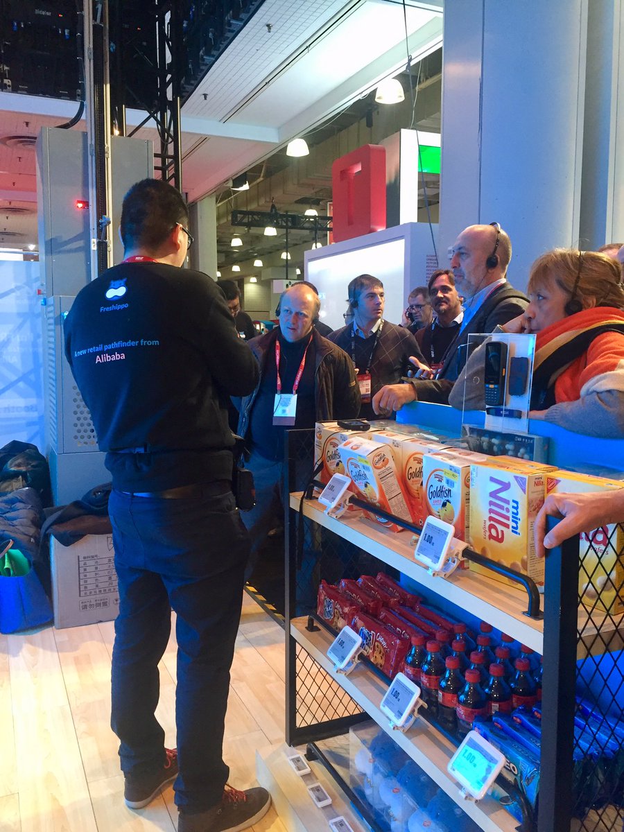 #LEX2019PF exploring <a href="/AlibabaGroup/">Alibaba Group</a> #Freshippo automated service and new Retail experience #NRF2019