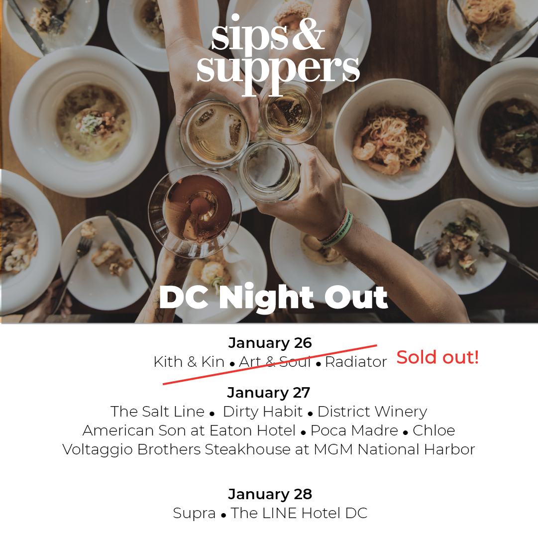 ICYMI: #SipsSuppers2019 tickets are now on sale, and they're going fast! You don't want to miss the opportunity to have the ultimate dining experience at one of these amazing restaurants. Buy your ticket today: bit.ly/sipssuppers2019