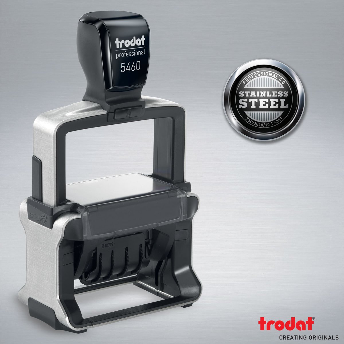 hcbrandsco's tweet photo. Introducing the NEW @TrodatUSA Professional 4.0 High-End Premium Dater Stamp! 🤩 https://t.co/8BaHM3mDn9 https://t.co/eM0y4WTYqo