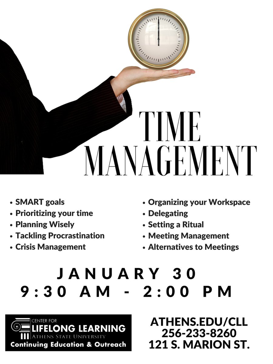 Time Management Class - mailchi.mp/0b360732c1e9/t…