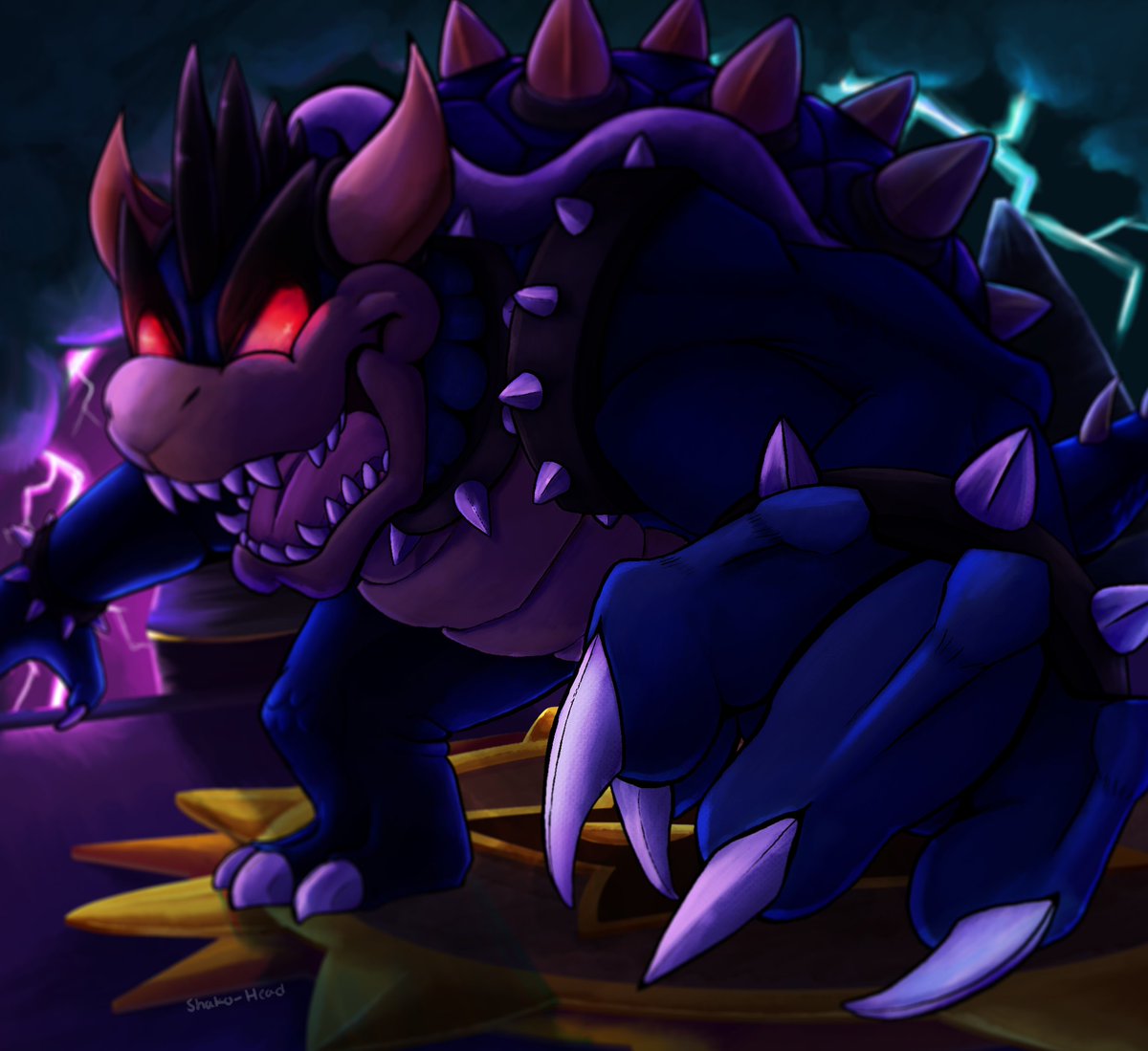 Dark Bowser Fan Art Dark Bowser On Tumblr