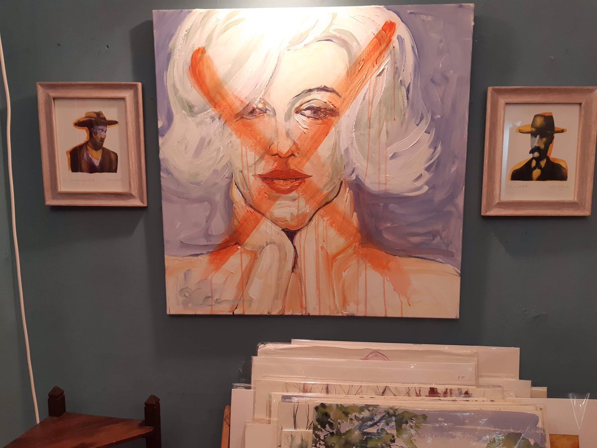 TopFloorArt's tweet photo. Ooh an early #ontheeasal - new work for the new year by @TopFloorArt ‘s #StephenMcClean - first glimpsed from the #Rejected series he is working on. Check it out at the Gallery Thurs-Sat and at @StGeorgesBEL this weekend. https://t.co/0swV9LylWQ