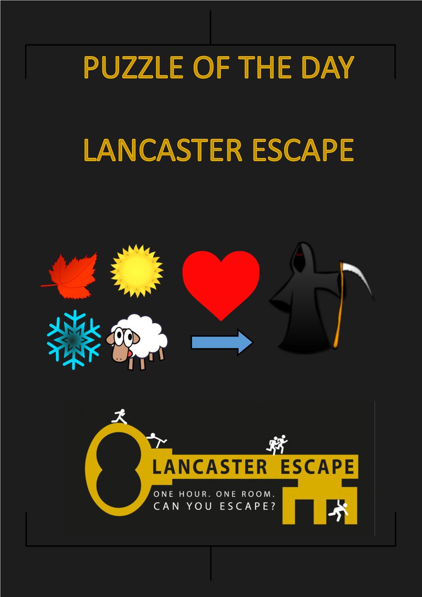 EscapeLancaster's tweet photo. Happy Monday all :) Hope it's been a good one. Got another picture riddle for you.... https://t.co/Bg6Sznj8jP