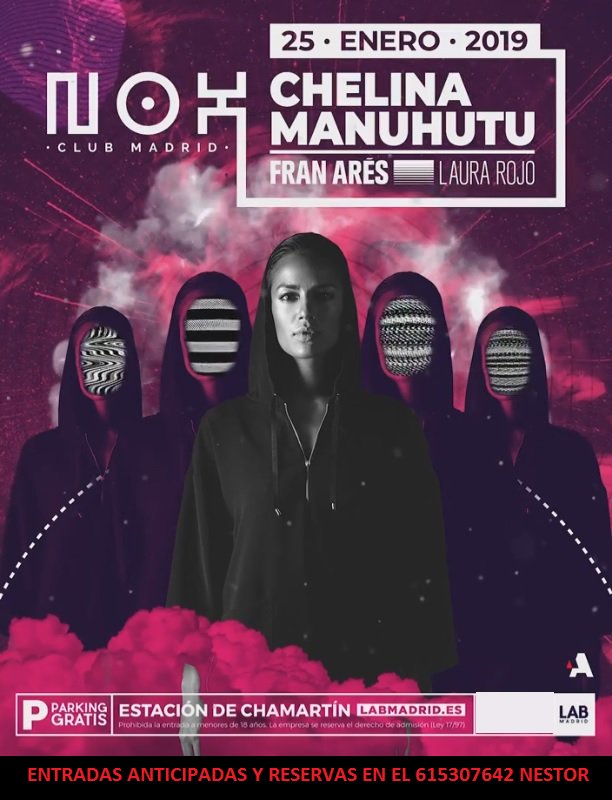 Nestor_RRPP's tweet image. #NOX #CHELINAMANUHUTU 25/01/19 ENTRADAS ANTICIPADAS, LISTAY RESERVADOS EN EL 615307642 NESTOR #TECHNO #LABESPECTACULOS