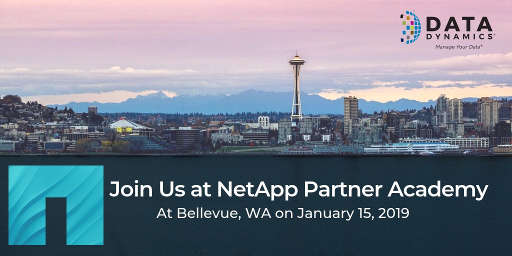 Are you in the Seattle area? Come join Data Dynamics at the #NetApp Partner Academy to get the latest on new solutions, best practices, and technical insights! #NetAppPartnerAcademy #DataDriven #ChampionOfData