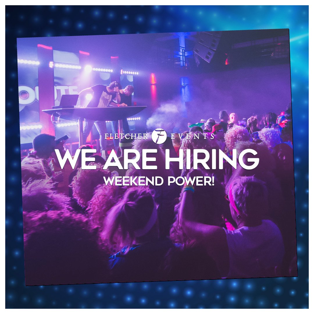 FletcherEvents's tweet image. EVENT MEDEWERKER - WEEKEND GEZOCHT!  Altijd al willen werken in de eventbranche? Wij bieden de tofste bijbaan voor in de weekenden door heel Nederland! Meer info via fletcherevents.nl/vacatures #weekendkracht #leukstejob #moneymaker