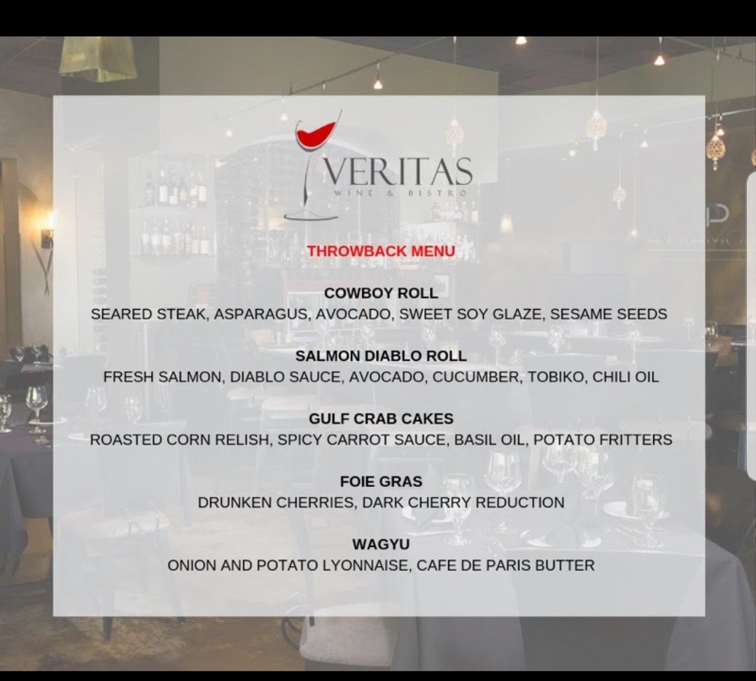 In celebration of our 12 year Anniversary, we will be rolling out our cult favorites from throughout the years! This week only, until Saturday! Take a look and make sure not to miss out on these incredible eats!

Our two Raffle winners will be announced tonight! 
#veritas