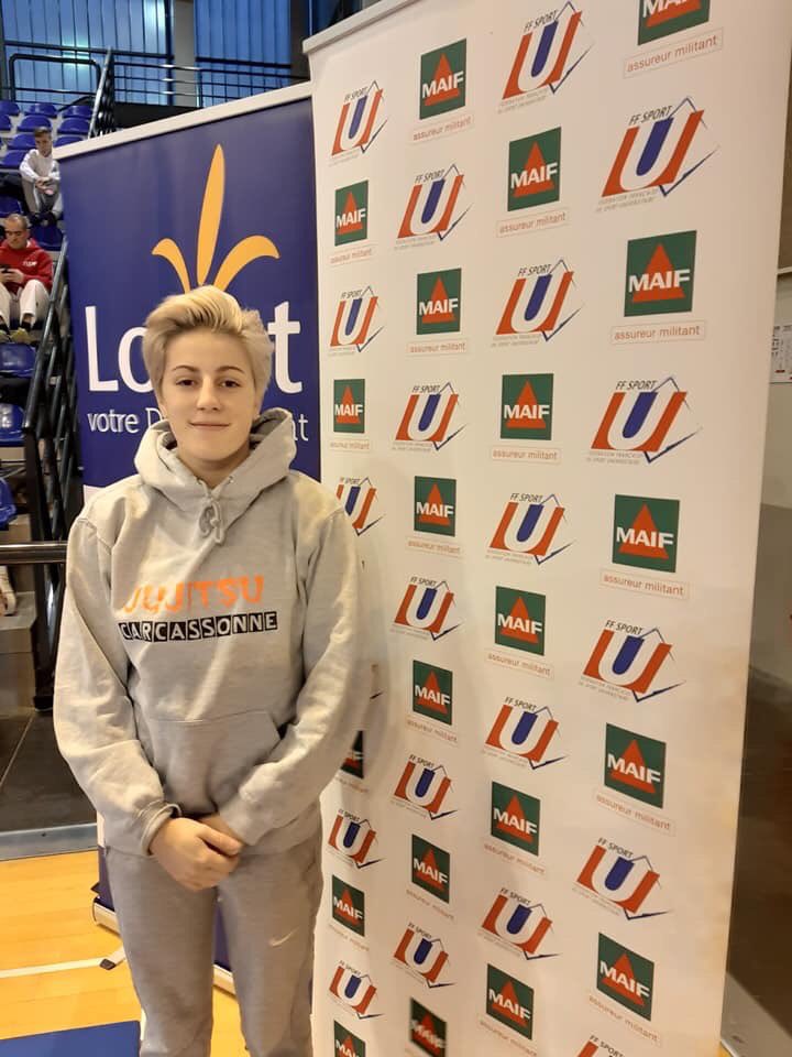 LigueCVLSport's tweet photo. Podium Ne Waza 2019.
- 77 kgs Masculin : 1er Youness BENNOUALI Staps Université de Nantes, 2ème Florian CLEDAT ASU Limoges, 3ème Stanislas FLEURANCE Ensta Bretagne en présence de Mme Nadège COUCAUD,membre du Comité Directeur de la FFJDA.
- 55 kgs Féminine : 1ère Estelle GASPARD https://t.co/NIpRJqrm77