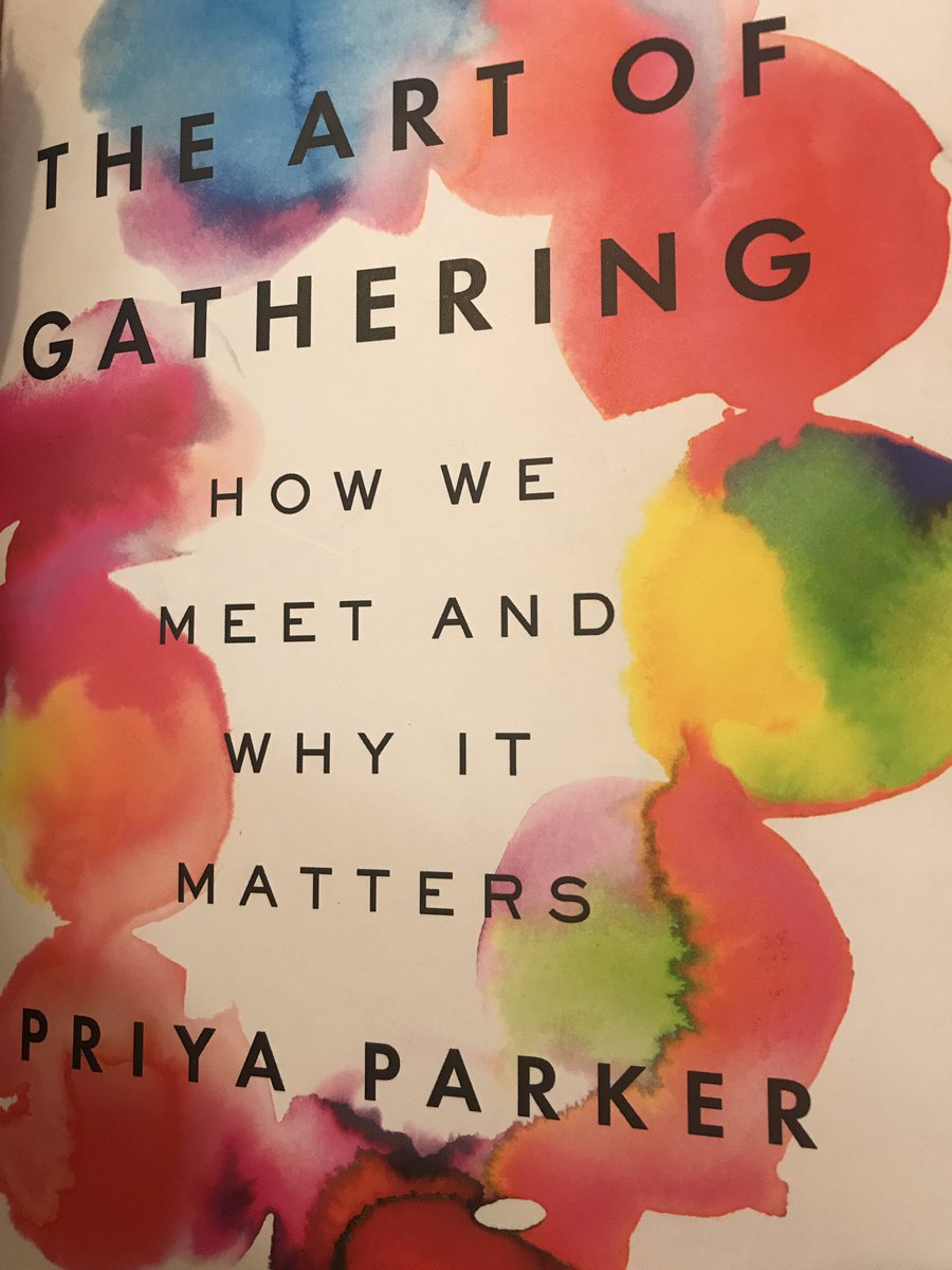 margaretmfurr's tweet photo. #UVA grad, Priya Parker's new book. Great passages on #gathering!
Author also worked on #SustainedDialogue https://t.co/oDZscQyi90