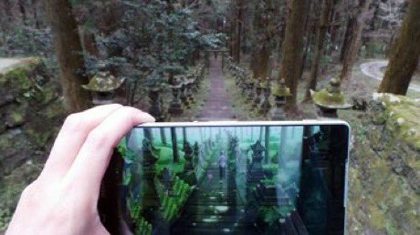 Hotarubi no Mori e in real life