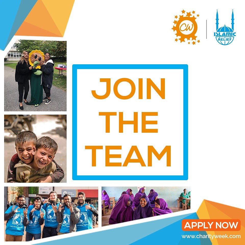 Are you are a leader, a motivator or really love spreadsheets? Whatever it is that you do, we have a place for you in this year's Charity Week Team! 

To find out more:  charityweek.com/recruitment