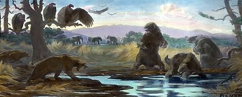 These events would have to occur randomly across continents and islands, destroying almost exclusively large creatures, sweeping the planet until the vast majority of animals over one ton and half of those weighing more than 44 kilos went extinct.
