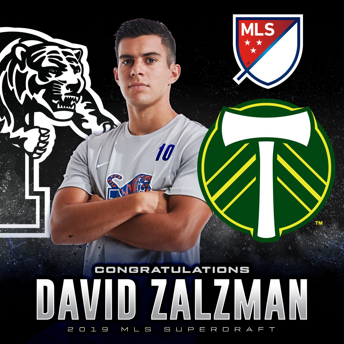 A huge congratulations to <a href="/DaveZalzman/">David Zalzman</a>, who was drafted by the <a href="/TimbersFC/">Portland Timbers</a>! We're excited to follow your career in the MLS!

📰: bit.ly/2RRvyek

#GoTigersGo