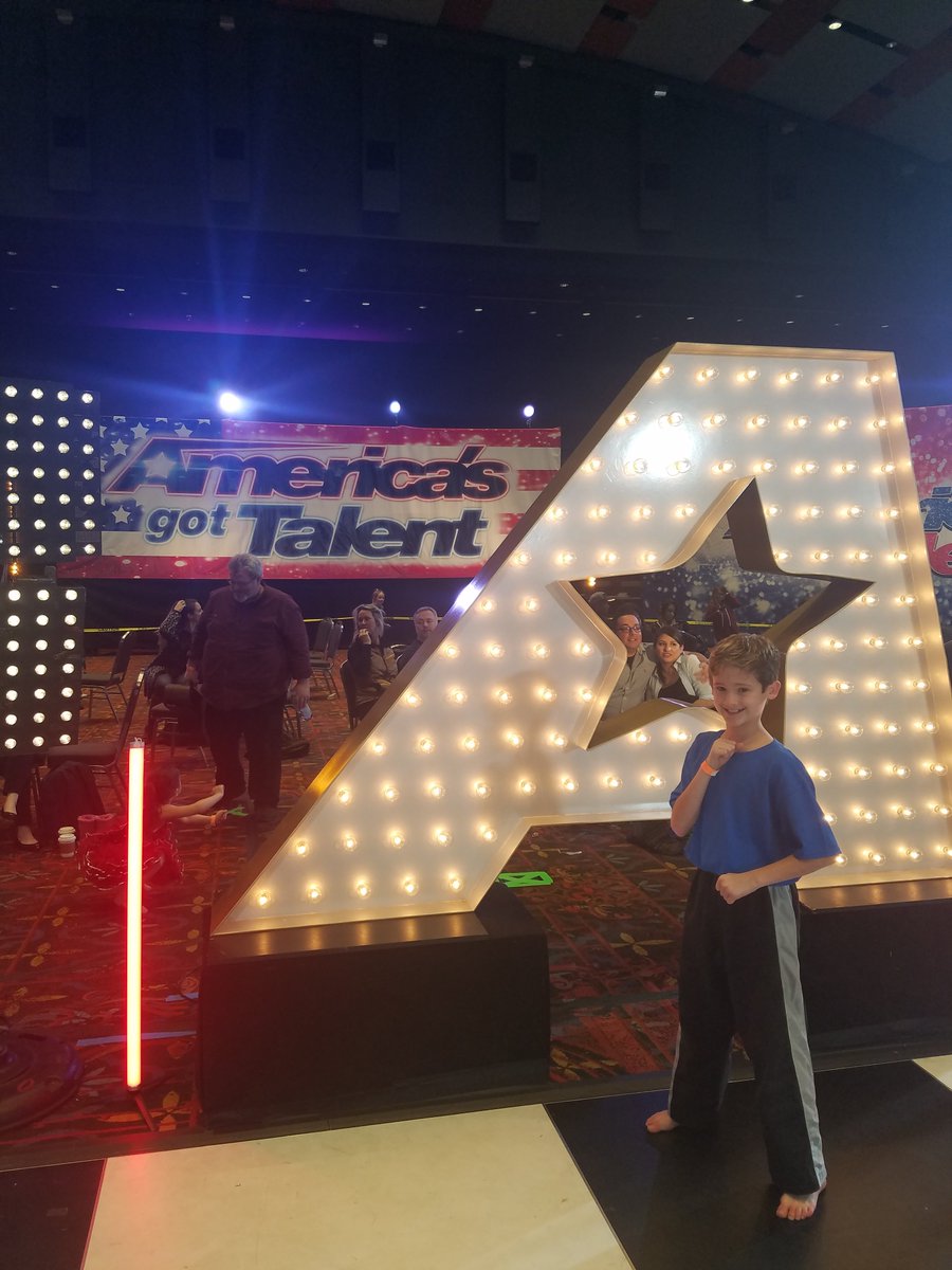 MonieLuv49's tweet photo. An exciting weekend with America's Got Talent! MJ and his fellow martial artists were invited to audition their XMA (extreme martial arts) skills.  Then called to shoot footage for the show! We had an experience we will never forget! #America'sGotTalent #AGTSanAntonio #XMAstrong https://t.co/DR0LzrUPuQ