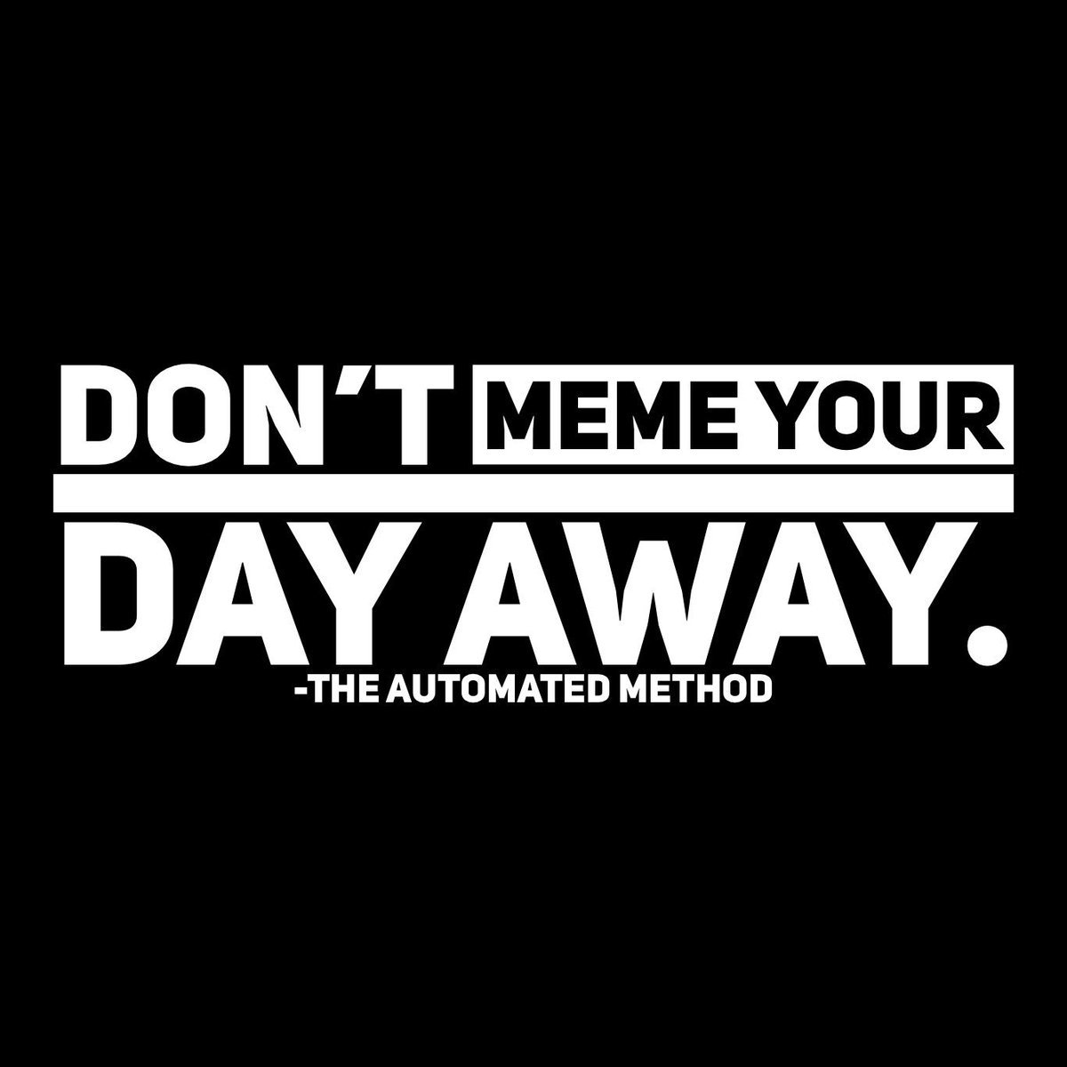 automatedmethod's tweet image. Are you watching how much time you waste on your phone? You should be. You look like an idiot when you cross the street.
#mondaymotivation #putyourphonedown #theautomatedmethod