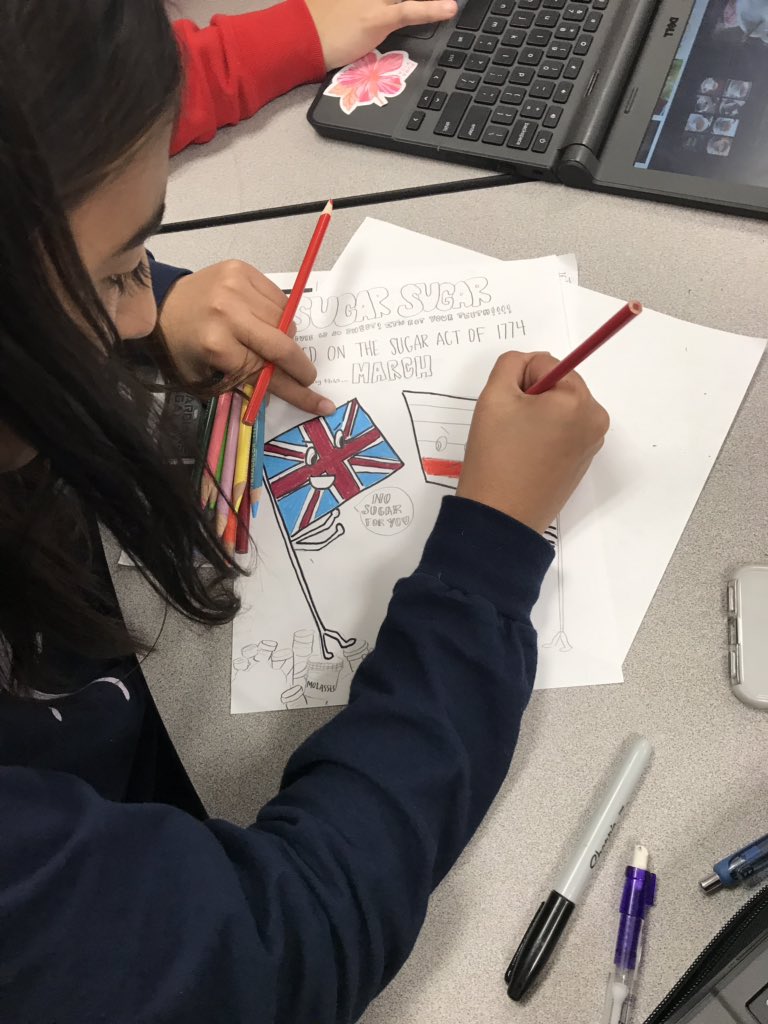 FMSocialMullins's tweet photo. Creating Movie Posters based on events leading up to the Revolutionary War #fmslearns #Mohawk7B https://t.co/5Ic6K2HH3w