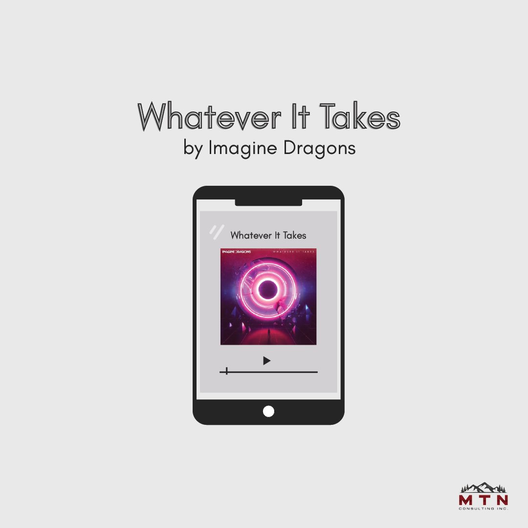 mtnconsulting's tweet photo. 🎵 #Music is an important aspect of our company culture because it gets us motivated and energized throughout the day. 

The song that gets us motivated is Whatever It Takes by @Imaginedragons!

What song gets YOU motivated? 

#music #energy #culture #MondayMotivation https://t.co/W713bMVMxI