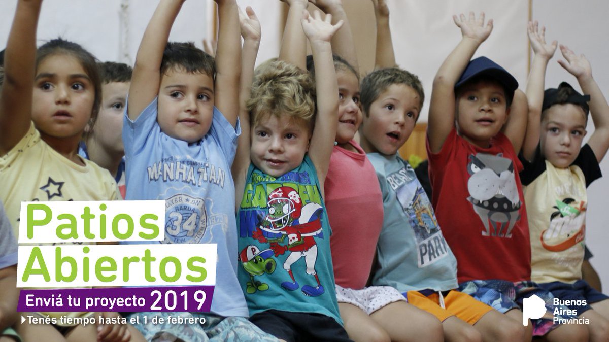 BAeducacion's tweet photo. Los equipos docentes y estudiantes pueden presentar su proyecto para Patios Abiertos. Tienen tiempo hasta el 1° de febrero 👉 https://t.co/JqVNjNwAx0 https://t.co/NxPaWZ36Yd