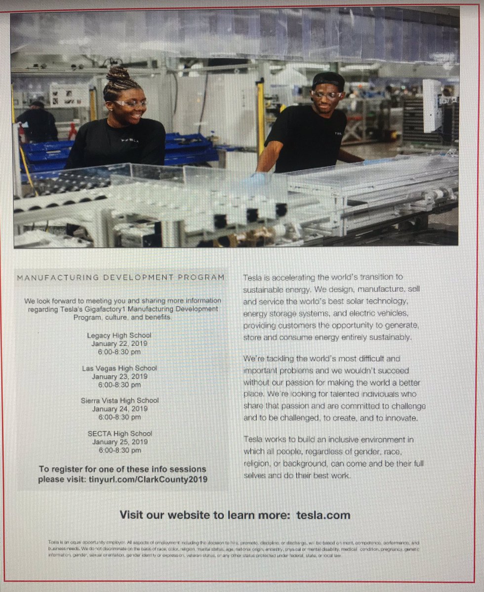 Join us on January 23 at 6:00 PM to learn more about Tesla opportunities!