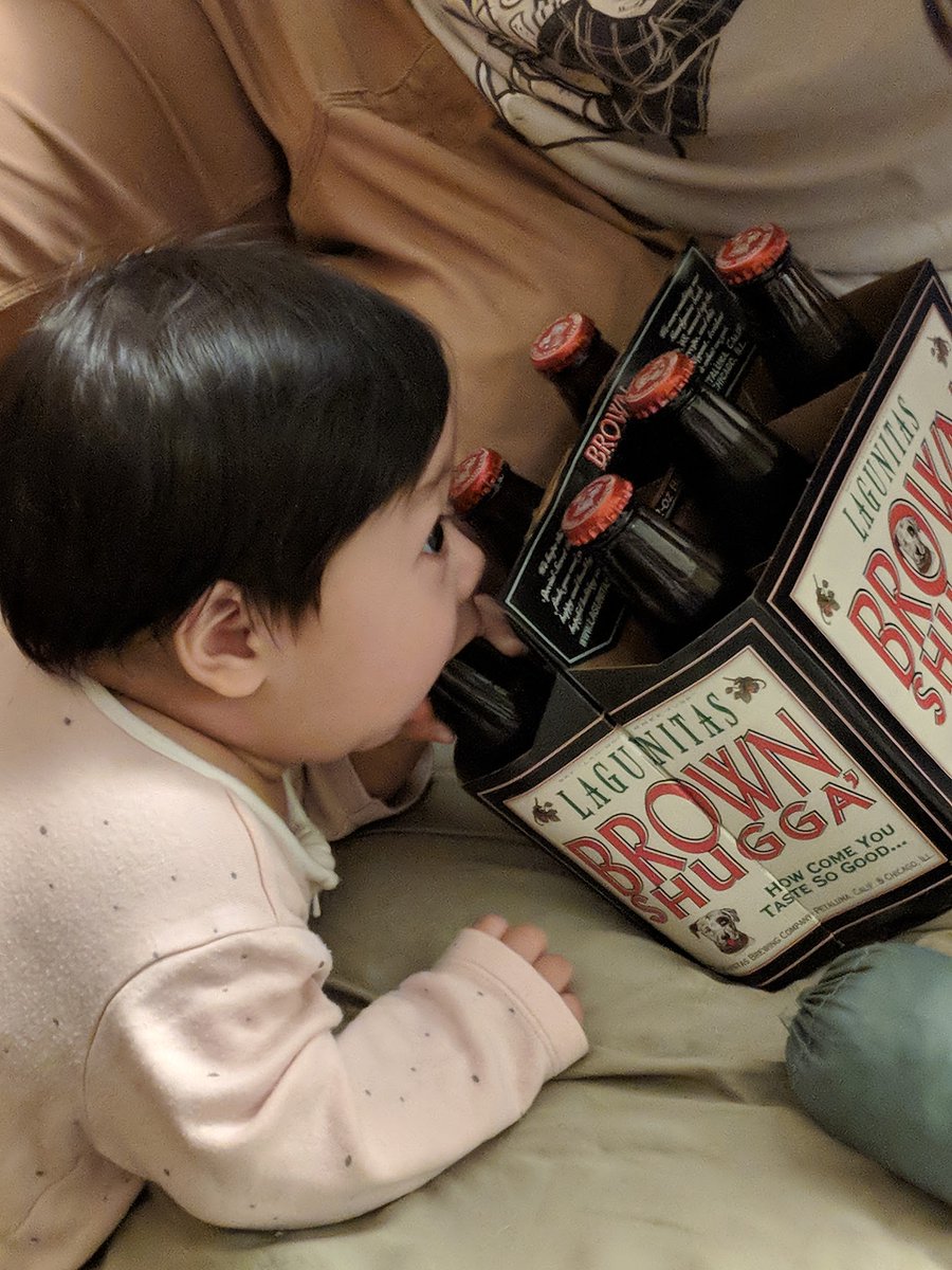 Our 9 month old found the <a href="/lagunitasbeer/">LAGUNITAS BREWING CO</a>.