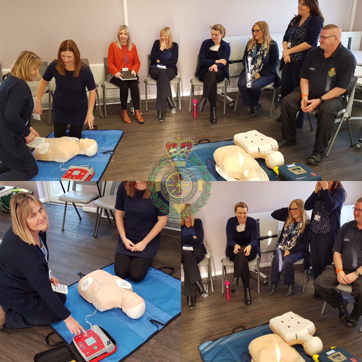 Huge thank you to <a href="/darronwest1/">DARRON WEST</a> for delivering a CPR and defibrillator awareness session on behave of <a href="/WResponders/">Workington Community First Responders</a> at the Minto centre. Everyone loved the session ❤️ #CFR #CommunitySpirit