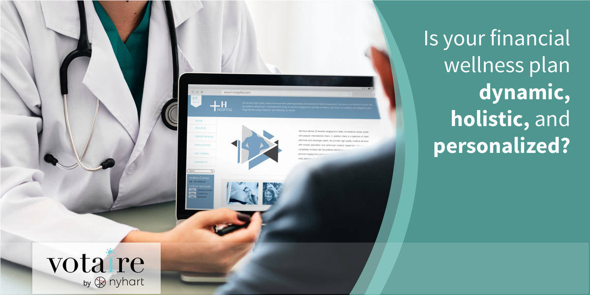 VotaireOfficial's tweet photo. You'd never accept passive, generalized, or siloed advice from your doctor.  Shouldn't you expect the same out of your #financialWellness plan? Read more at https://t.co/ruOrrjLzSZ #personalFinance #dynamic #holistic #personalized https://t.co/W5K6bEmsXD