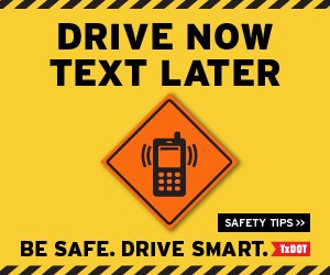 TxDOT's tweet photo. Remember, distracted driving of any kind is dangerous. If you must talk or text, pull over to a safe location. https://t.co/W0ajkKKbP4 #BeSafeDriveSmart https://t.co/4ZQCTbqHaT